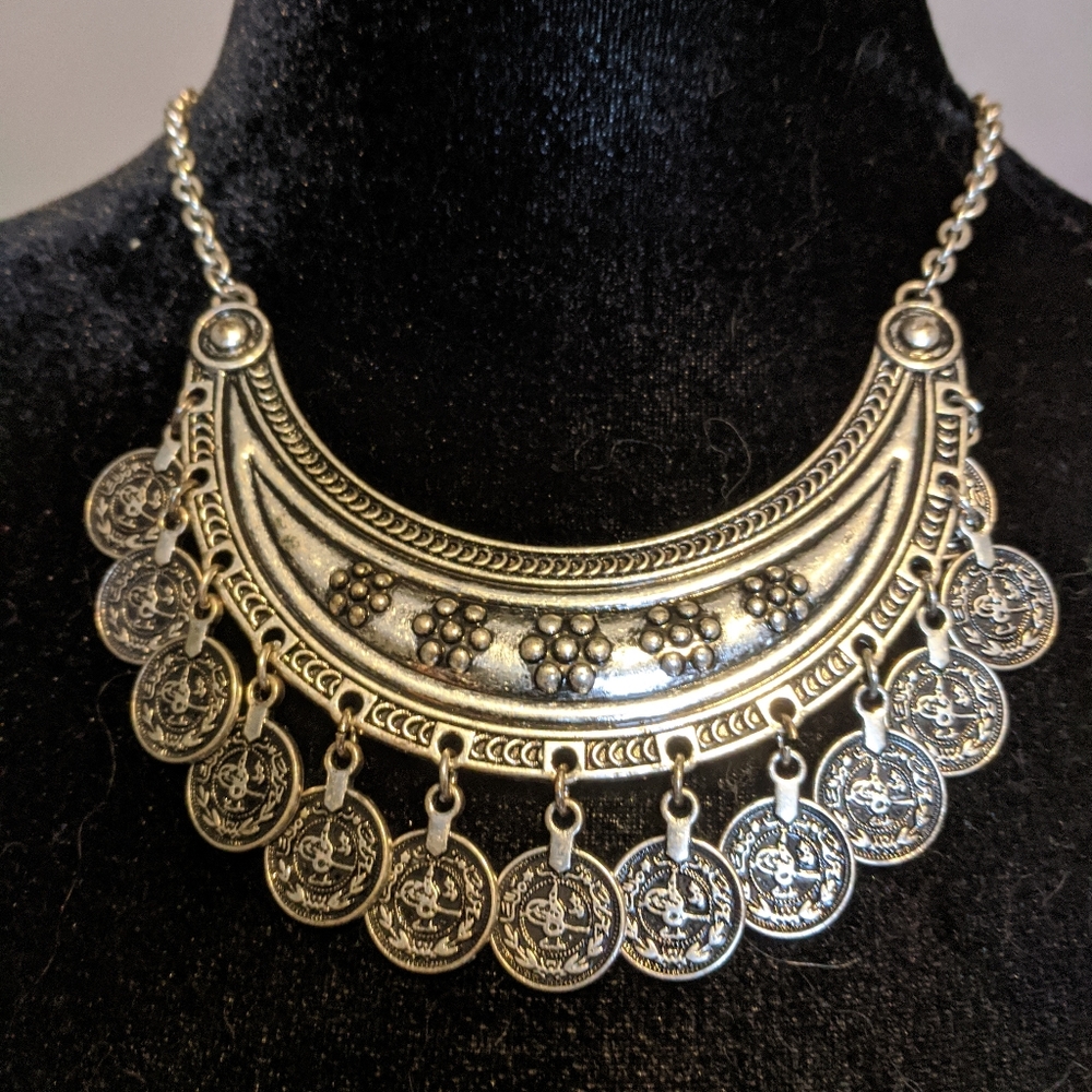 Gypsy coin necklace